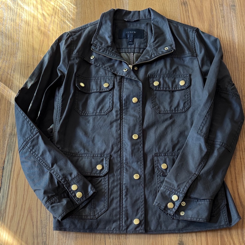 J Crew Downtown Field Jacket, Olive